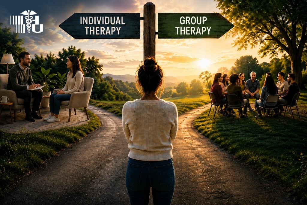 Individual Therapy vs. Group Therapy