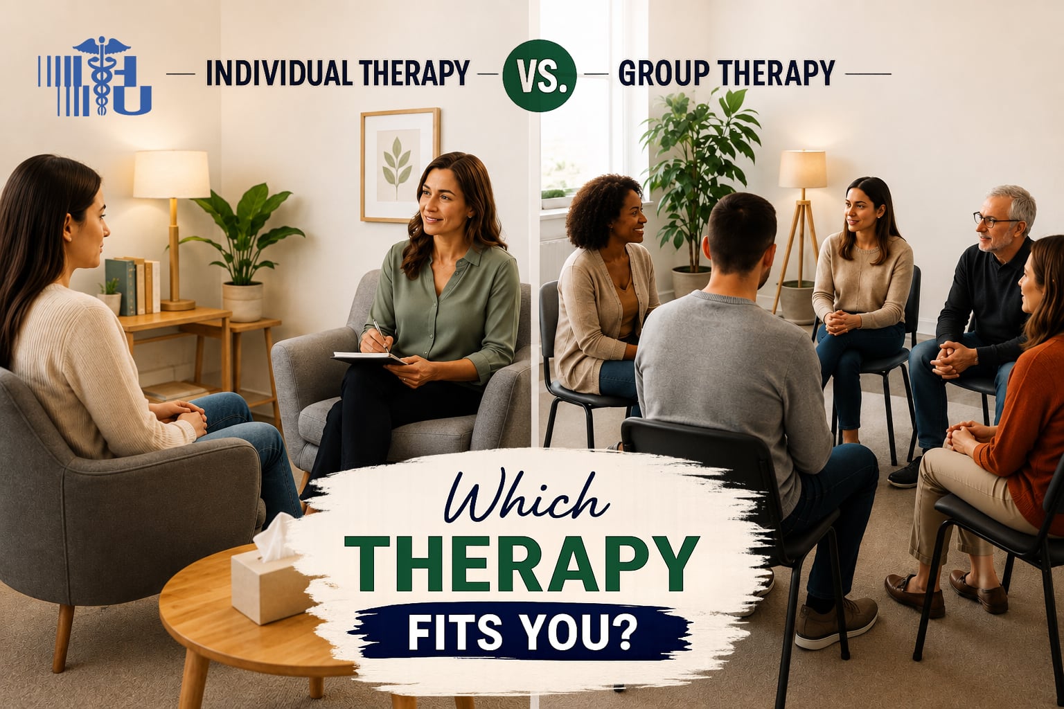 Individual Therapy vs. Group Therapy: Which is Right for You?